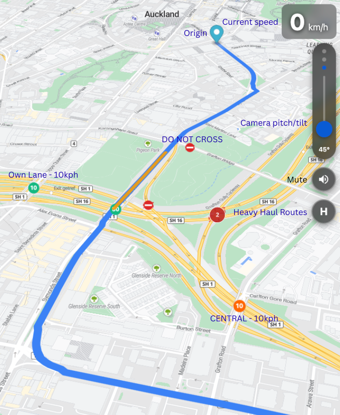 CraneNav Navigation Layout Instructions